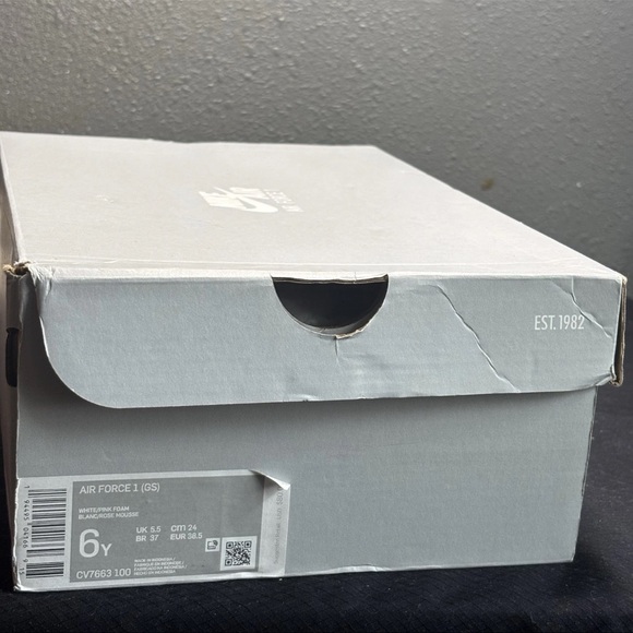 Nike Air Force 1 '07 Low White Pink Sole (CK7663-100) Men Size 6y - Picture 14 of 14